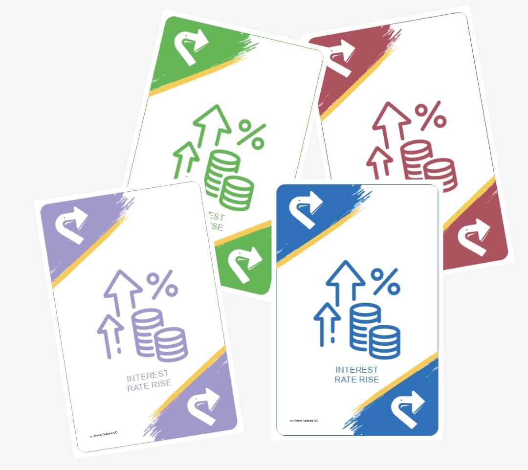 Interest Rate Increase Card (Change Direction)