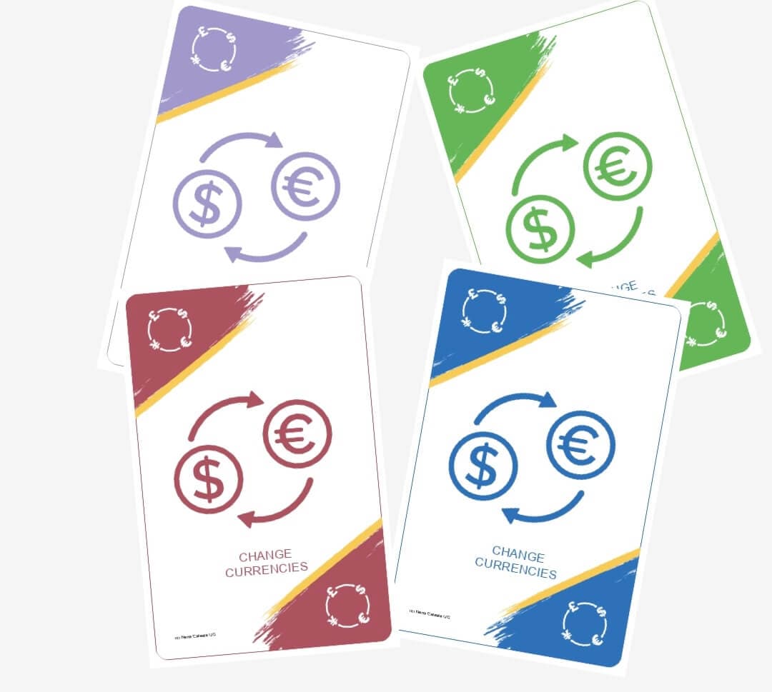 The Currency Exchange Card (Change Colours)