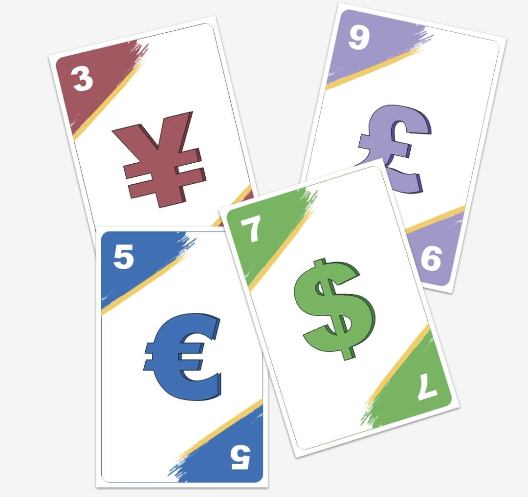 The Fiat Currency Cards (The Colours)